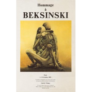 Hommage à Beksinski, 1985 (original poster from exhibition 350/350)