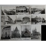 SOUBOR 10 FOTOGRAFIÍ LVŮ Z TĚCH LET, NÁMĚSTÍ HALICKÉHO, NÁMĚSTÍ KRAKOVSKÉHO, ULICE AKADEMICKÁ, POMNÍK SMOLKY, POMNÍK FREDYHO, NÁBŘEŽÍ HEJTMANA