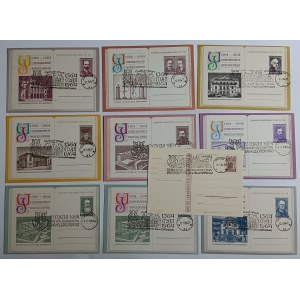 ZESTAW 10 POCZTÓWEK KRAKÓW UNIWERSYTET JAGIELLOŃSKI STEMPEL 1964 R