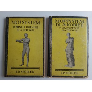 J. P. MULLER, ZESTAW 2 KSIĄŻEK, MÓJ SYSTEM + MÓJ SYSTEM DLA KOBIET, 15 MINUT DZIENNIE DLA ZDROWIA