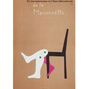 proj. Henryk TOMASZEWSKI (1914-2005), 50-eme Anniversaire de l'Union Internationale. De la Marionnette, 1978