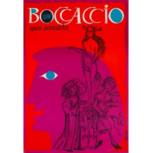 proj. Stanisław BĄKOWSKI (1929-2003) ?, Boccaccio (Franz Suppe von), Opera poznańska, 1973