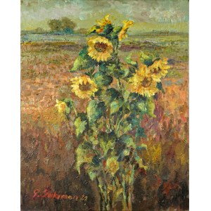Salamon-Konieczny Sabina, , Sunflowers in Autumn.