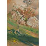 Julian Fałat (1853 Tuligłowy - 1929 Bystra), Spring in the Beskids, 1917