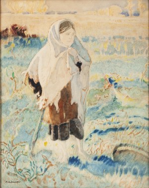 Apoloniusz Kędzierski (1861 Suchedniów - 1939 Warszawa), Kobieta na polu