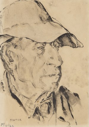 Maria Melania Mutermilch Mela Muter (1876 Warszawa - 1967 Paryż), Portret mężczyzny w kapeluszu