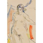 Ludwik Klimek (1912 Skoczów - 1992 France), Nude in a boudoir, 1944
