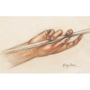 Eugeniusz Zak (1884 Mohylno, Bielorusko - 1926 Paríž), Štúdia ruky