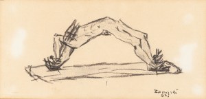 August Zamoyski (1893 Jabłonie na Lubelszczyźnie - 1970 Saint-Clar-de-Riviere, Francja), Szkic do rzeźby 