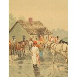 Kajetan Kosiński, Scène dans un village de Cracovie