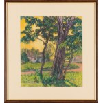 Antoni Eugeniusz Dzierzbicki (1887 - 1959 Warschau), Landschaft mit Baum