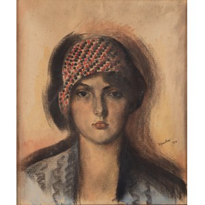 Józef Sperber (1888 Kraków - 1940 Lviv), Portrait of a Woman, 1930