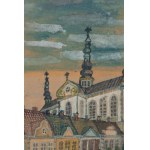 Nikifor Krynicki (1895 Krynica - 1968 Folusz), Widok na kościół