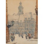Tadeusz Cieślewski (otec) (1870 Varšava - 1956 Varšava), Pohledy na Varšavu (tři kooptované akvarely)
