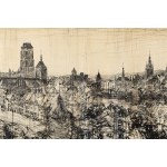 Henryk Dąbrowski (1927 Warschau - 2006 Warschau), Panorama von Gdańsk (Civitas Gedanensis A MCMLXXV), 1975