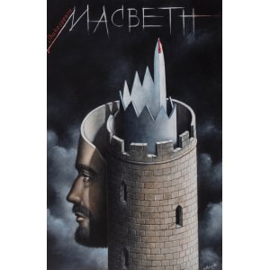 Rafał Olbiński (nar. 1943), Macbeth, 1990