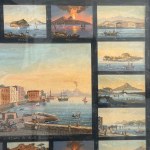 ANONIMO, Grouping of 17 miniatures portraying Naples and its surroundings
