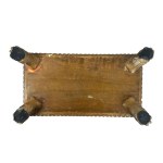 Small walnut wood chest