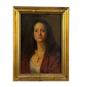 UNIDENTIFIED SIGNATURE, Portrait of a Girl
