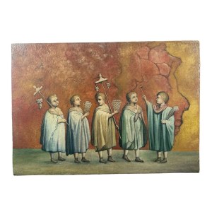 ANONIMO, Pompeian Fresco