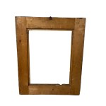 Italian 19th-century frame in gold leaf.