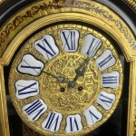 Boulle marquetry inlaid clock