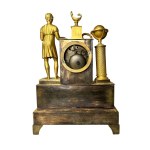 A mercury gilded bronze pendulum clock