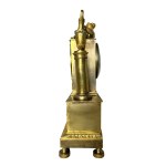 Mercury gilded bronze clock