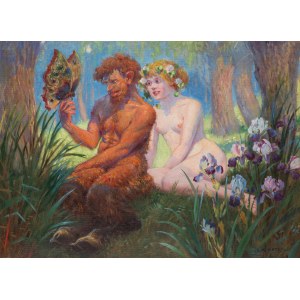 Stefan Matejko (1871-1933), Satyr i nimfa