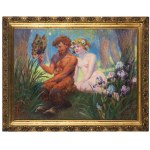 Stefan Matejko (1871-1933), Satyr and Nymph