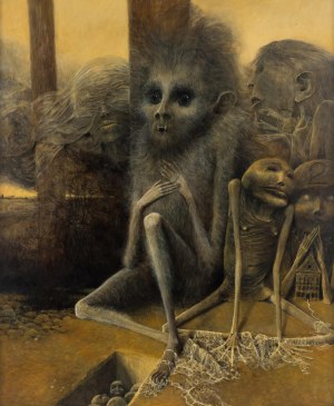 Zdzisław Beksiński (1929 Sanok - 2005 Warszawa), Bez tytułu, 1979