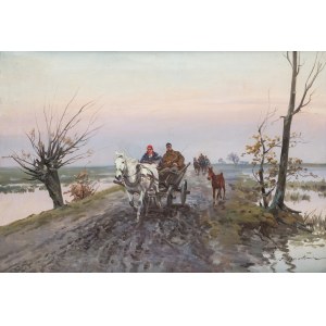 Ignacy Zygmuntowicz (1875 Warsaw-1947 Łódź), Return from the Market