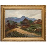 Marceli Harasimowicz (1859 Warschau - 1935 Lwiw), Landschaft aus Szczawnica, 1919.