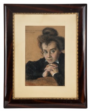 Bronisława Rychter-Janowska (1868 Kraków - 1953 tamże), Portret kuzynki, 1903 r.
