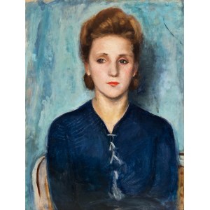 Wojciech Weiss (1875 Leorda na Bukowinie - 1950 Kraków), Portrait of Jadźka (Jadwiga Gofroniowa, the Artist's last model), ca. 1937.