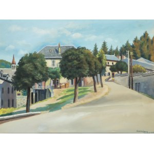 Abraham Weinbaum (1890 Kamieniec Podolski - 1943 Sobibór), Blick von Condat, 1938.