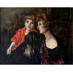 Otolia Kraszewska (1859-1945), Double Portrait, 1925