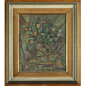 Pinchus Kremegne (1890-1981), Blumen in einer Vase