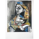 Pablo Picasso (1881-1973), Žena v tureckých šatách na kresle
