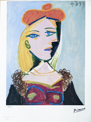 Pablo Picasso (1881-1973), Marie Therese w pomarańczowym berecie