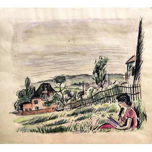Michel Adlen (1898-1980), Summer Landscape