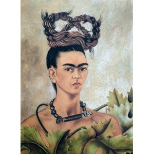 Frida Kahlo (1907-1954), Autoportrét s vrkočom