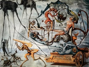 Salvador Dali (1904-1989), Rydwan Bachusa