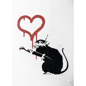 Banksy (b.1974), Banksy (b.1974), Love rat
