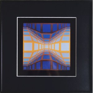 Victor Vasarely (1906 -1997), Kek-ed II, 1975