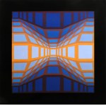 Victor Vasarely (1906 -1997), Kek-ed II, 1975