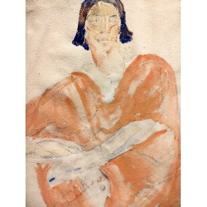 Mela Muter (1876-1967), Gemäldeskizze, ATTR