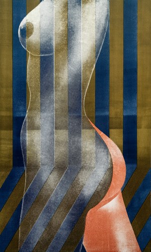 Lucjan Mianowski (1933-2009), Nago i w ubraniu, 1974