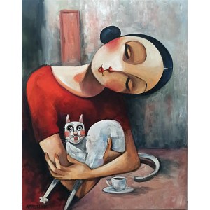 Alicja Majewska, Girl with a Cat