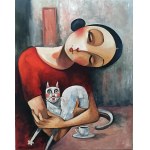 Alicja Majewska, Dziewczyna z kotem